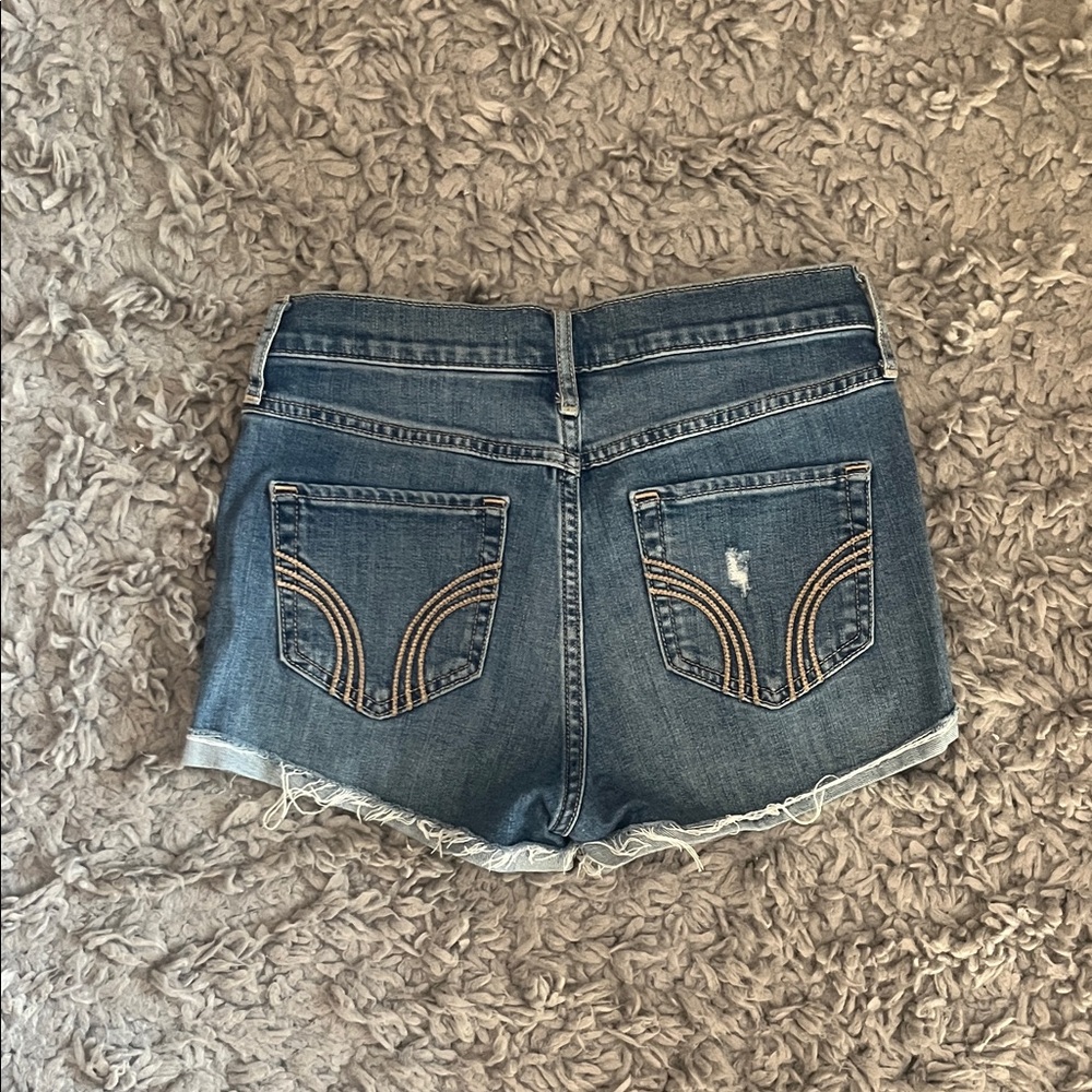 High Rise Denim Shorts - Picture 4 of 4